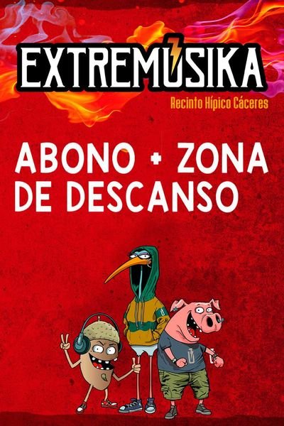 Festival Extremúsika - Abono + Zona de Descanso 2025 15 Festival Extremúsika - Abono + Zona de Descanso 2025